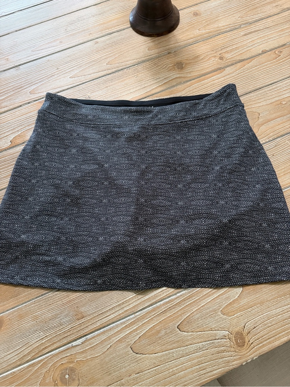 Soybu Black Textured Mini Skort